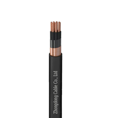 3-24 Núcleos Cabo de controlo de ecrã de fita de cobre PVC isolado 450V 750V 600V 1000V